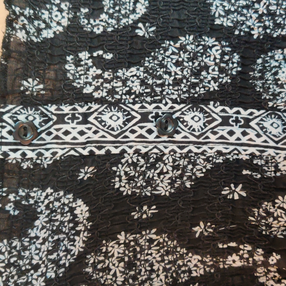 Route 66 Black & White Spaghetti Tank Top - Picture 4 of 7
